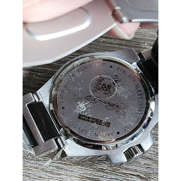 Ed Hardy Men's Black Hamster Watch HM-BK 0320 (NOT WORKING, MAY NEED BATTERIES) - Picture 14 of 16